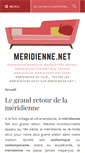 Mobile Screenshot of meridienne.net
